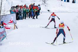 22.12.2018, Ramsau, Austria (AUT): (l-r)  - FIS world cup nordic combined, individual gundersen HS98/10km, Ramsau (AUT). www.nordicfocus.com. © Volk/NordicFocus. Every downloaded picture is fee-liable.