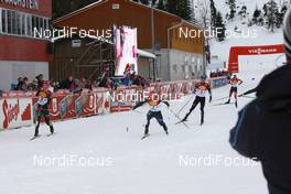 22.12.2018, Ramsau, Austria (AUT): Jarl Magnus Riiber (NOR), Franz-Josef Rehrl (AUT), Fabian Riessle (GER) - FIS world cup nordic combined, individual gundersen HS98/10km, Ramsau (AUT). www.nordicfocus.com. © Volk/NordicFocus. Every downloaded picture is fee-liable.