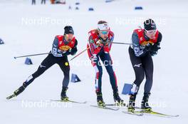22.12.2018, Ramsau, Austria (AUT): (l-r)  - FIS world cup nordic combined, individual gundersen HS98/10km, Ramsau (AUT). www.nordicfocus.com. © Volk/NordicFocus. Every downloaded picture is fee-liable.