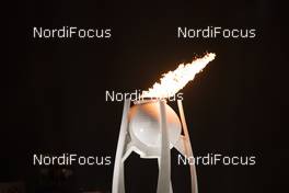 09.02.2018, Pyeongchang, Korea (KOR): Event Feature: the Olympic Flame is on - XXIII. Olympic Winter Games Pyeongchang 2018, opening ceremony, Pyeongchang (KOR). www.nordicfocus.com. © Manzoni/NordicFocus. Every downloaded picture is fee-liable.