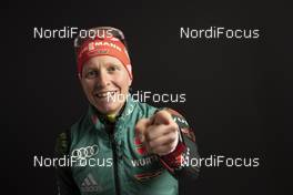 12.12.2018, Hochfilzen, Austria (AUT): Franziska Hildebrand (GER) - IBU world cup biathlon, photoshooting, Pokljuka (SLO). www.nordicfocus.com. © Manzoni/NordicFocus. Every downloaded picture is fee-liable.