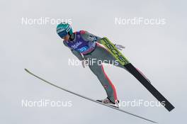 01.01.2018, Garmisch-Partenkirchen, Germany (GER): Michael Hayboeck (AUT) - FIS world cup ski jumping, four hills tournament, individual HS140, Garmisch-Partenkirchen (GER). www.nordicfocus.com. © Rauschendorfer/NordicFocus. Every downloaded picture is fee-liable.