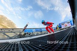 31.12.2017, Garmisch, Germany (GER): Denis Kornilov (RUS) - FIS world cup ski jumping, four hills tournament, qualification, Garmisch (GER). www.nordicfocus.com. © Rauschendorfer/NordicFocus. Every downloaded picture is fee-liable.