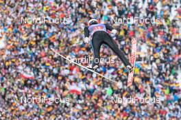 01.01.2018, Garmisch-Partenkirchen, Germany (GER): Karl Geiger (GER) - FIS world cup ski jumping, four hills tournament, individual HS140, Garmisch-Partenkirchen (GER). www.nordicfocus.com. © Rauschendorfer/NordicFocus. Every downloaded picture is fee-liable.