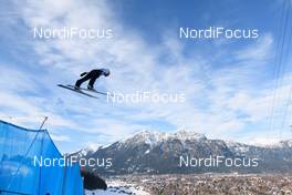 31.12.2017, Garmisch, Germany (GER): Stephan Leyhe (GER) - FIS world cup ski jumping, four hills tournament, qualification, Garmisch (GER). www.nordicfocus.com. © Rauschendorfer/NordicFocus. Every downloaded picture is fee-liable.