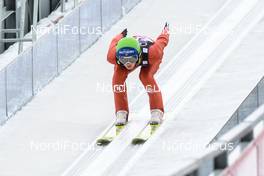 18.01.2018, Oberstdorf, Germany (GER): Kevin Bickner (USA) - FIS ski flying world championships, training, individual HS225, Oberstdorf (GER). www.nordicfocus.com. © Rauschendorfer/NordicFocus. Every downloaded picture is fee-liable.