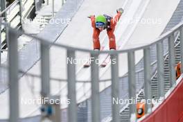 18.01.2018, Oberstdorf, Germany (GER): William Rhoads (USA) - FIS ski flying world championships, training, individual HS225, Oberstdorf (GER). www.nordicfocus.com. © Rauschendorfer/NordicFocus. Every downloaded picture is fee-liable.