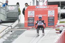 18.01.2018, Oberstdorf, Germany (GER): Johann Andre Forfang (NOR) - FIS ski flying world championships, training, individual HS225, Oberstdorf (GER). www.nordicfocus.com. © Rauschendorfer/NordicFocus. Every downloaded picture is fee-liable.