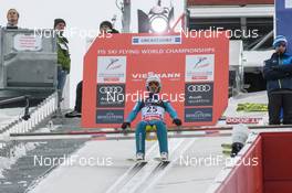 18.01.2018, Oberstdorf, Germany (GER): Killian Peier (SUI) - FIS ski flying world championships, training, individual HS225, Oberstdorf (GER). www.nordicfocus.com. © Rauschendorfer/NordicFocus. Every downloaded picture is fee-liable.