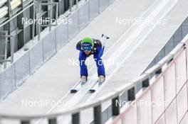 18.01.2018, Oberstdorf, Germany (GER): Michael Glasder (USA) - FIS ski flying world championships, training, individual HS225, Oberstdorf (GER). www.nordicfocus.com. © Rauschendorfer/NordicFocus. Every downloaded picture is fee-liable.