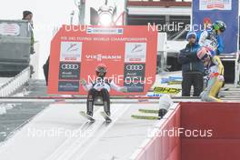 18.01.2018, Oberstdorf, Germany (GER): Markus Eisenbichler (GER) - FIS ski flying world championships, training, individual HS225, Oberstdorf (GER). www.nordicfocus.com. © Rauschendorfer/NordicFocus. Every downloaded picture is fee-liable.