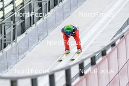 18.01.2018, Oberstdorf, Germany (GER): Eetu Nousiainen (FIN) - FIS ski flying world championships, training, individual HS225, Oberstdorf (GER). www.nordicfocus.com. © Rauschendorfer/NordicFocus. Every downloaded picture is fee-liable.