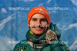 20.01.2018, Oberstdorf, Germany (GER): Richard Freitag (GER) - FIS ski flying world championships, medals, Oberstdorf (GER). www.nordicfocus.com. © Rauschendorfer/NordicFocus. Every downloaded picture is fee-liable.