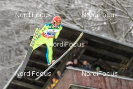 21.01.2018, Oberstdorf, Germany (GER): Richard Freitag (GER) - FIS ski flying world championships, team HS225, Oberstdorf (GER). www.nordicfocus.com. © Rauschendorfer/NordicFocus. Every downloaded picture is fee-liable.