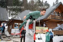 27.01.2018, Zakopane, Poland (POL): Markus Eisenbichler (GER) - FIS world cup ski jumping, team HS140, Zakopane (POL). www.nordicfocus.com. © Tumashov/NordicFocus. Every downloaded picture is fee-liable.