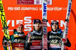 02.02.2018, Willingen, Germany (GER): (l-r) - FIS world cup ski jumping, training, Willingen (GER). www.nordicfocus.com. © Volk/NordicFocus. Every downloaded picture is fee-liable.