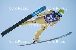 03.03.2018, Lahti, Finland (FIN): Sandro Hauswirth (SUI) - FIS world cup ski jumping, team HS130, Lahti (FIN). www.nordicfocus.com. © Modica/NordicFocus. Every downloaded picture is fee-liable.