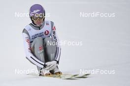 11.03.2018, Oslo, Norway (NOR): Andreas Wellinger (GER) - FIS world cup ski jumping, individual HS134, Oslo (NOR). www.nordicfocus.com. © Thibaut/NordicFocus. Every downloaded picture is fee-liable.