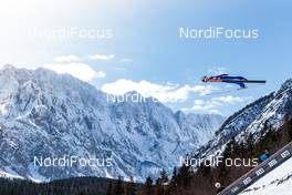 24.03.2018, Planica, Slovenia (SLO): Clemens Aigner (AUT)  - FIS world cup ski flying, team HS225, Planica (SLO). www.nordicfocus.com. © Nordicfocus/EXPA/JFK. Every downloaded picture is fee-liable.