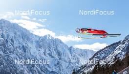 24.03.2018, Planica, Slovenia (SLO): Simon Ammann (SUI)  - FIS world cup ski flying, team HS225, Planica (SLO). www.nordicfocus.com. © Nordicfocus/EXPA/JFK. Every downloaded picture is fee-liable.