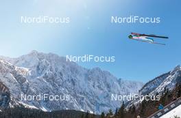 22.03.2018, Planica, Slovenia (SLO): Anze Semenic (SLO)  - FIS world cup ski flying, training, Planica (SLO). www.nordicfocus.com. © Nordicfocus/EXPA/JFK. Every downloaded picture is fee-liable.