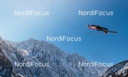 22.03.2018, Planica, Slovenia (SLO): Marius Lindvik (NOR)  - FIS world cup ski flying, training, Planica (SLO). www.nordicfocus.com. © Nordicfocus/EXPA/JFK. Every downloaded picture is fee-liable.