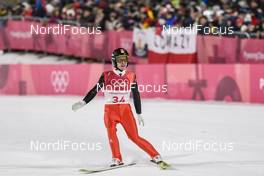17.02.2018, Pyeongchang, Korea (KOR): Simon Ammann (SUI) - XXIII. Olympic Winter Games Pyeongchang 2018, ski jumping, individual HS140, Pyeongchang (KOR). www.nordicfocus.com. © Thibaut/NordicFocus. Every downloaded picture is fee-liable.