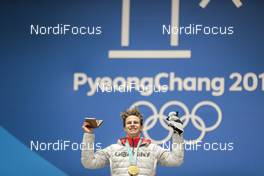 10.02.2018, Pyeongchang, Korea (KOR): Andreas Wellinger (GER) - XXIII. Olympic Winter Games Pyeongchang 2018, ski jumping, medals, Pyeongchang (KOR). www.nordicfocus.com. © Modica/NordicFocus. Every downloaded picture is fee-liable.