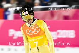 19.02.2018, Pyeongchang, Korea (KOR): Noriaki Kasai (JPN) - XXIII. Olympic Winter Games Pyeongchang 2018, ski jumping, team HS140, Pyeongchang (KOR). www.nordicfocus.com. © Thibaut/NordicFocus. Every downloaded picture is fee-liable.