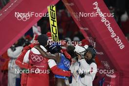 19.02.2018, Pyeongchang, Korea (KOR): Kamil Stoch (POL) - XXIII. Olympic Winter Games Pyeongchang 2018, ski jumping, team HS140, Pyeongchang (KOR). www.nordicfocus.com. © Thibaut/NordicFocus. Every downloaded picture is fee-liable.
