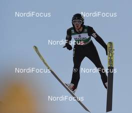 24.11.2018, Ruka, Finland (FIN): Kevin Bickner (USA) - FIS world cup ski jumping, training, Ruka (FIN). www.nordicfocus.com. © Tumashov/NordicFocus. Every downloaded picture is fee-liable.