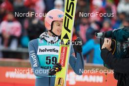 16.12.2018, Engelberg, Switzerland (SUI): Karl Geiger (GER) - FIS world cup ski jumping, individual HS140, Engelberg (SUI). www.nordicfocus.com. © Rauschendorfer/NordicFocus. Every downloaded picture is fee-liable.