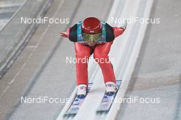 14.12.2018, Engelberg, Switzerland (SUI): Dmitriy Vassiliev (RUS) - FIS world cup ski jumping, training, Engelberg (SUI). www.nordicfocus.com. © Rauschendorfer/NordicFocus. Every downloaded picture is fee-liable.