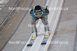 14.12.2018, Engelberg, Switzerland (SUI): Anze Lanisek (SLO) - FIS world cup ski jumping, training, Engelberg (SUI). www.nordicfocus.com. © Rauschendorfer/NordicFocus. Every downloaded picture is fee-liable.