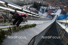 29.12.2018, Oberstdorf, Germany (GER): Markus Eisenbichler (GER) - FIS world cup ski jumping, four hills tournament, qualification, Oberstdorf (GER). www.nordicfocus.com. © Rauschendorfer/NordicFocus. Every downloaded picture is fee-liable.