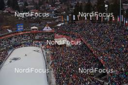30.12.2018, Oberstdorf, Germany (GER): stadium with spectators  - FIS world cup ski jumping, four hills tournament, individual HS137, Oberstdorf (GER). www.nordicfocus.com. © Rauschendorfer/NordicFocus. Every downloaded picture is fee-liable.