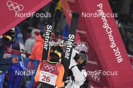 12.02.2018, Pyeongchang, Korea (KOR): Nika Kriznar (SLO), Nika Kriznar (SLO) - XXIII. Olympic Winter Games Pyeongchang 2018, ski jumping ladies, individual HS109, Pyeongchang (KOR). www.nordicfocus.com. © Thibaut/NordicFocus. Every downloaded picture is fee-liable.