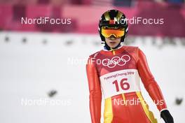 12.02.2018, Pyeongchang, Korea (KOR): Xinyue Chang (CHN) - XXIII. Olympic Winter Games Pyeongchang 2018, ski jumping ladies, individual HS109, Pyeongchang (KOR). www.nordicfocus.com. © Thibaut/NordicFocus. Every downloaded picture is fee-liable.