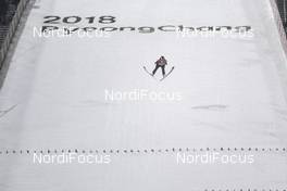 12.02.2018, Pyeongchang, Korea (KOR): Chiara Hoelzl (AUT) - XXIII. Olympic Winter Games Pyeongchang 2018, ski jumping ladies, individual HS109, Pyeongchang (KOR). www.nordicfocus.com. © Thibaut/NordicFocus. Every downloaded picture is fee-liable.
