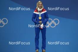 13.02.2018, Pyeongchang, Korea (KOR): Maren Lundby (NOR) - XXIII. Olympic Winter Games Pyeongchang 2018, ski jumping ladies, medals,  Pyeongchang (KOR). www.nordicfocus.com. © Manzoni/NordicFocus. Every downloaded picture is fee-liable.