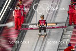 11.02.2018, Pyeongchang, Korea (KOR): Carina Vogt (GER) - XXIII. Olympic Winter Games Pyeongchang 2018, ski jumping ladies, training, Pyeongchang (KOR). www.nordicfocus.com. © Thibaut/NordicFocus. Every downloaded picture is fee-liable.