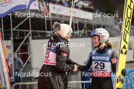 02.12.2018, Lillehammer, Norway (NOR): Silje Opseth (NOR), Anna Odine Stroem (NOR) - FIS world cup ski jumping ladies, individual HS140, Lillehammer (NOR). www.nordicfocus.com. © Tumashov /NordicFocus. Every downloaded picture is fee-liable.