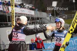 02.12.2018, Lillehammer, Norway (NOR): Silje Opseth (NOR), Anna Odine Stroem (NOR) - FIS world cup ski jumping ladies, individual HS140, Lillehammer (NOR). www.nordicfocus.com. © Tumashov /NordicFocus. Every downloaded picture is fee-liable.