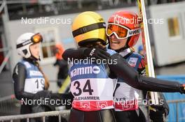 02.12.2018, Lillehammer, Norway (NOR): Katharina Althaus (GER), Ramona Straub (GER) - FIS world cup ski jumping ladies, individual HS140, Lillehammer (NOR). www.nordicfocus.com. © Tumashov /NordicFocus. Every downloaded picture is fee-liable.