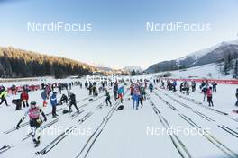 13.01.2018, Seefeld, Austria (AUT): preparations for the start  - Visma Ski Classics Kaiser Maximilian Lauf, Seefeld (AUT). www.nordicfocus.com. © Rauschendorfer/NordicFocus. Every downloaded picture is fee-liable.