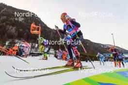 28.01.2018, Molina di Fiemme, Italy (ITA): Katerina Smutna (CZE) - Visma Ski Classics Marcialonga, Molina di Fiemme (ITA). www.nordicfocus.com. © Rauschendorfer/NordicFocus. Every downloaded picture is fee-liable.