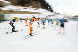 28.01.2018, Molina di Fiemme, Italy (ITA): start of the race - Visma Ski Classics Marcialonga, Molina di Fiemme (ITA). www.nordicfocus.com. © Rauschendorfer/NordicFocus. Every downloaded picture is fee-liable.
