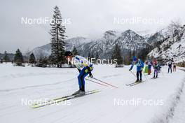 04.02.2018, Oberammergau, Germany (GER): group of athletes - FIS World Loppet Cup Koenig Ludwig Lauf, Oberammergau (GER). www.nordicfocus.com. © Rauschendorfer/NordicFocus. Every downloaded picture is fee-liable.