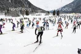 03.02.2018, Oberammergau, Germany (GER): start of the 50 km race - FIS World Loppet Cup Koenig Ludwig Lauf, Oberammergau (GER). www.nordicfocus.com. © Rauschendorfer/NordicFocus. Every downloaded picture is fee-liable.