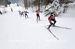 03.02.2018, Oberammergau, Germany (GER): group of athletes - FIS World Loppet Cup Koenig Ludwig Lauf, Oberammergau (GER). www.nordicfocus.com. © Rauschendorfer/NordicFocus. Every downloaded picture is fee-liable.